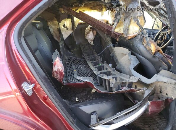 2C3CCAEGXHH577386 2017 CHRYSLER 300 Burgundy Հետևի նստատեղերի տեսք