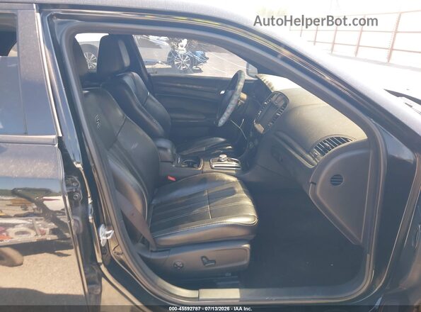 2C3CCAGG0GH262074 2016 CHRYSLER 300 Black Widok wnętrza z przodu