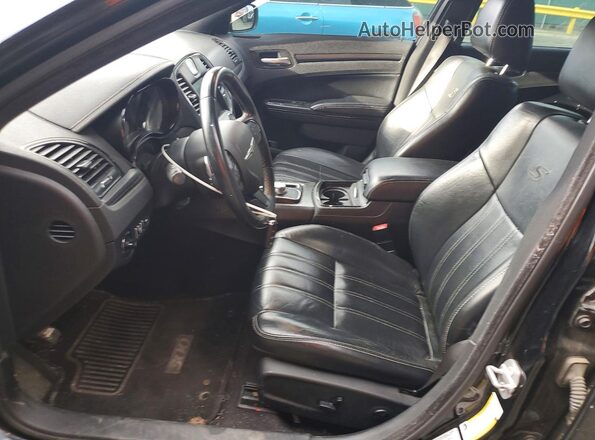 2C3CCAGG0GH311371 2016 CHRYSLER 300 Black წინა სალონის ხედი