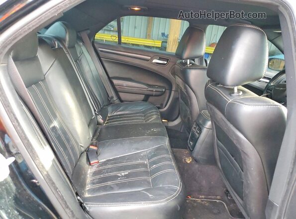 2C3CCAGG0GH311371 2016 CHRYSLER 300 Black უკანა სავარძლების ხედი