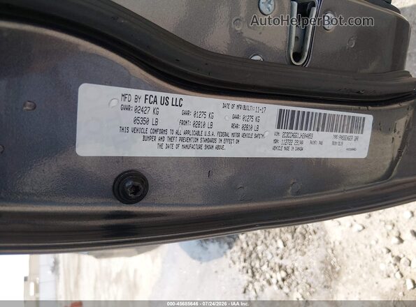 2C3CCAGG1JH204059 2018 CHRYSLER 300 Black Вид підкапотного простору