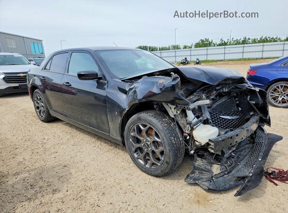 2C3CCAGG2JH293706 2018 CHRYSLER 300 Черный Передняя правая четверть