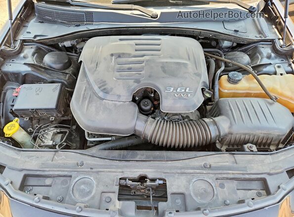 2C3CCAGG4GH248825 2016 CHRYSLER 300 Black უკანა სალონის ხედი