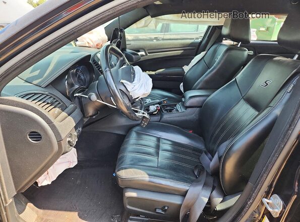 2C3CCAGG4GH248825 2016 CHRYSLER 300 Black წინა სალონის ხედი