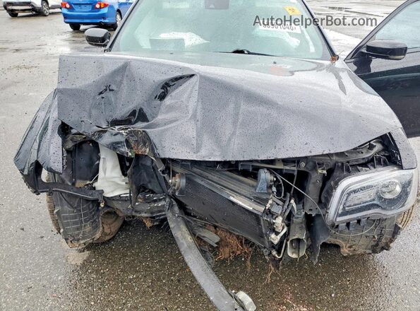 2C3CCAGG5GH261857 2016 CHRYSLER 300 Black Widok wnętrza z tyłu