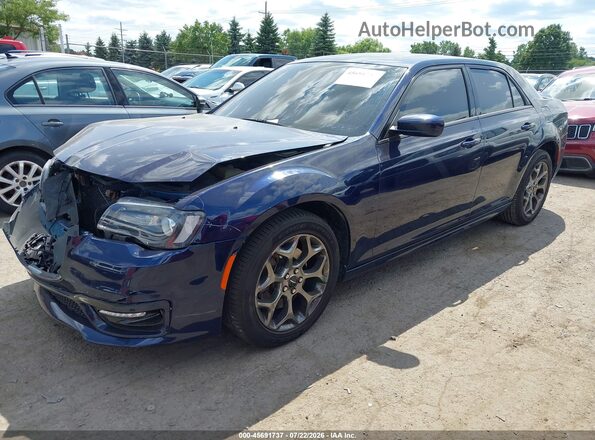 2C3CCAGG5HH527203 2017 CHRYSLER 300 Blue Առջևի ձախ երեք քառորդ տեսարան
