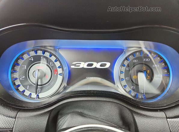 2C3CCAGG7GH248883 2016 CHRYSLER 300 Черный Вид щитка приборов