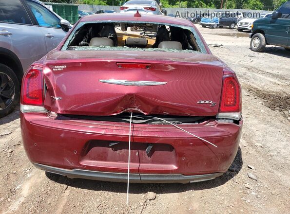 2C3CCAGG7JH331057 2018 CHRYSLER 300 Burgundy Vista trasera