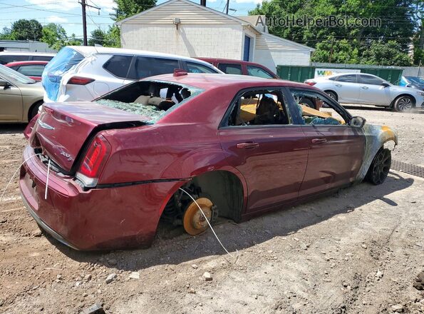 2C3CCAGG7JH331057 2018 CHRYSLER 300 Burgundy Trasero derecho