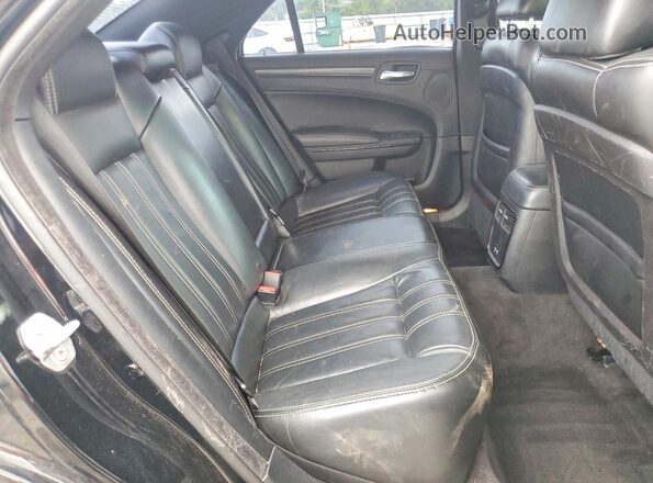 2C3CCAGG9GH175984 2016 CHRYSLER 300 Black უკანა სავარძლების ხედი
