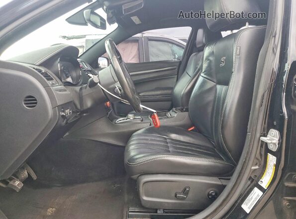 2C3CCAGG9GH175984 2016 CHRYSLER 300 Black წინა სალონის ხედი