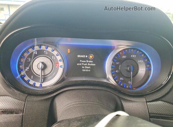 2C3CCAGG9GH175984 2016 CHRYSLER 300 Black ხელსაწყოთა პანელის ხედი