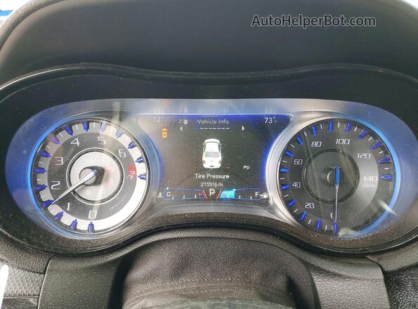 2C3CCAGGXGH244407 2016 CHRYSLER 300 Black Vista del cuadro de instrumentos