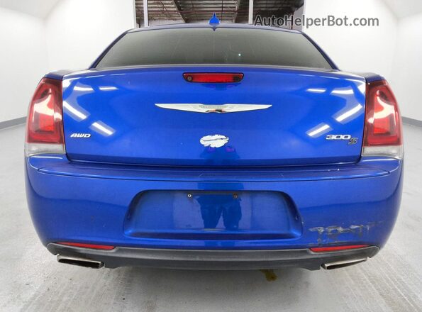 2C3CCAGGXKH536826 2019 CHRYSLER 300 Blue Rear view