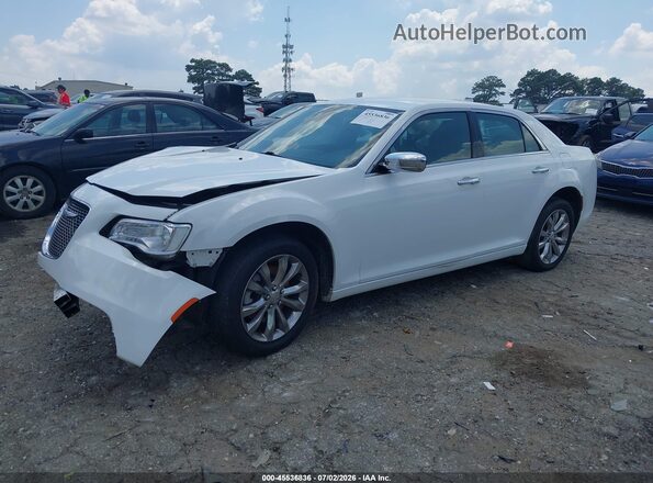 2C3CCAKG4KH689998 2019 CHRYSLER 300 White წინა მარცხენა ხედი სამი მეოთხედიდან