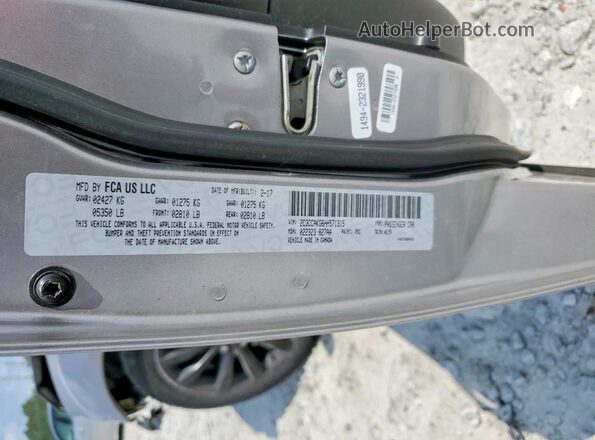 2C3CCAKG6HH571315 2017 CHRYSLER 300 Silver Widok komory silnika