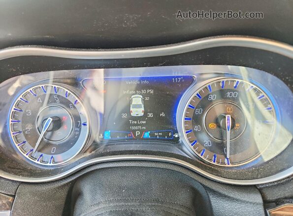2C3CCAKG7GH106539 2016 CHRYSLER 300 Серый Вид щитка приборов
