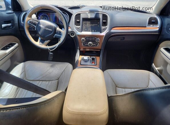 2C3CCAPT5GH198353 2016 CHRYSLER 300 Gray წინა პანელის ხედი