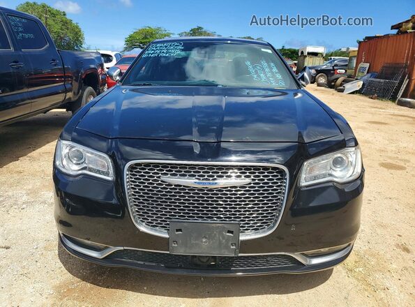 2C3CCAPT7JH340984 2018 CHRYSLER 300 Black Դիմացի տեսք