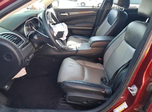 2C3CCARG3KH508346 2019 CHRYSLER 300 Red Vista interior delantera