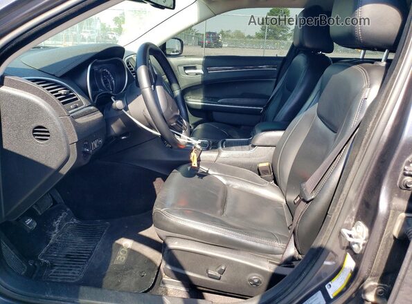 2C3CCARGXGH305137 2016 CHRYSLER 300 Gray Widok wnętrza z przodu