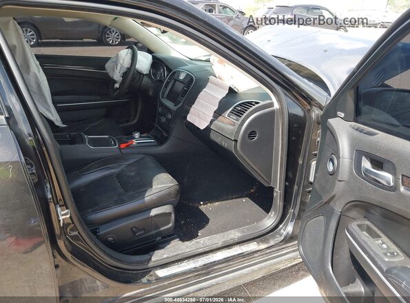 2C3CCASG7NH236964 2022 CHRYSLER 300 Black წინა სალონის ხედი
