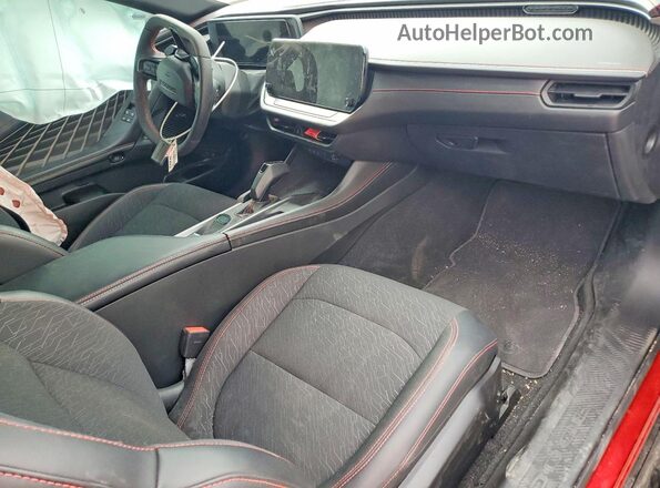2C3CDBCK8SR543023 2025 DODGE CHARGER Красный Вид панели приборов