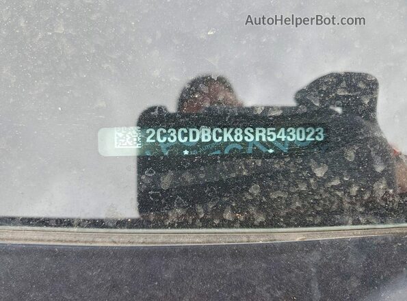 2C3CDBCK8SR543023 2025 DODGE CHARGER Красный Вид подкапотного пространства