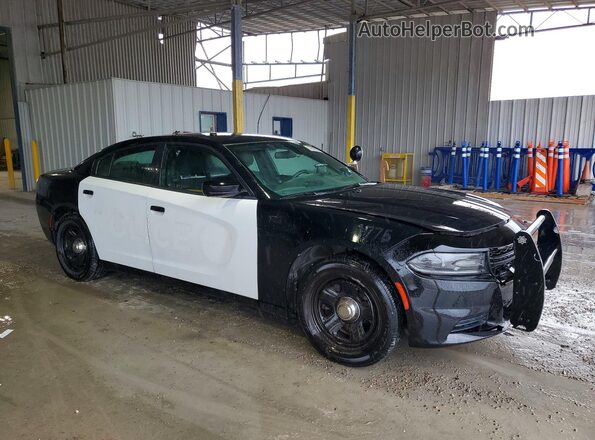 2C3CDXAG0JH278601 2018 DODGE CHARGER Black Front right