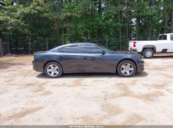 2C3CDXAG0KH513757 2019 DODGE CHARGER Black Widok wnętrza z tyłu