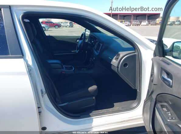 2C3CDXAG1KH741900 2019 DODGE CHARGER White Vista interior delantera