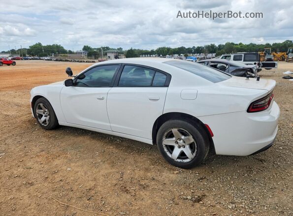 2C3CDXAG3GH165458 2016 DODGE CHARGER White Rear left
