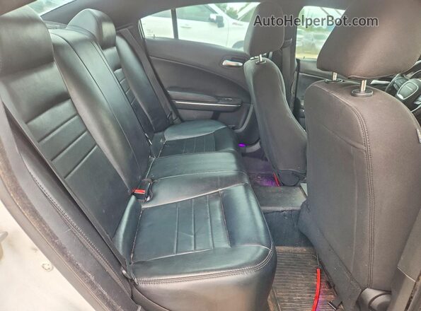 2C3CDXAG3GH165458 2016 DODGE CHARGER White Rear seats view