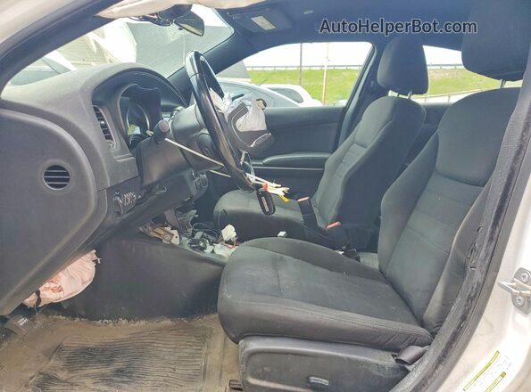 2C3CDXAG5KH728163 2019 DODGE CHARGER White Widok wnętrza z przodu