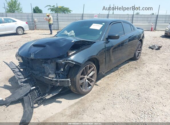 2C3CDXAT0KH576063 2019 DODGE CHARGER Black წინა მარცხენა ხედი სამი მეოთხედიდან