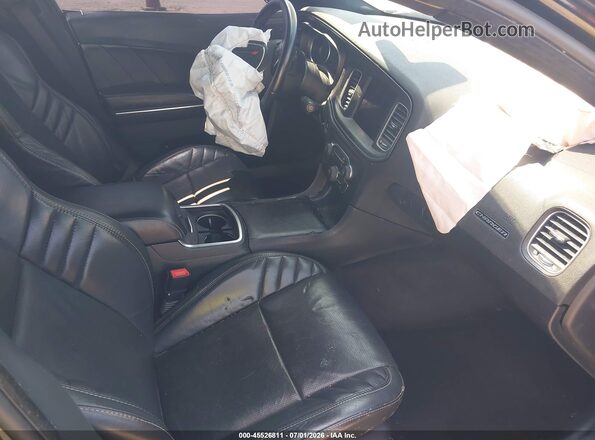 2C3CDXAT0KH576063 2019 DODGE CHARGER Black წინა სალონის ხედი