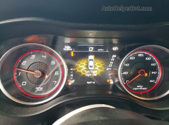 2C3CDXAT1HH513756 2017 DODGE CHARGER White Instrument cluster view