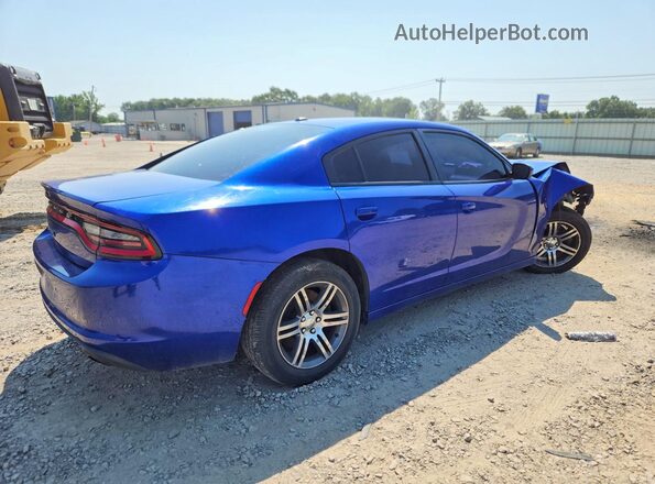 2C3CDXAT2KH579305 2019 DODGE CHARGER Blue Հետևի աջ