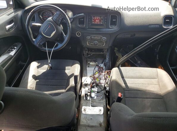 2C3CDXAT3GH247185 2016 DODGE CHARGER Silver Dashboard view