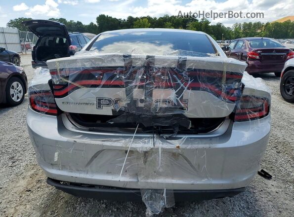2C3CDXAT3GH247185 2016 DODGE CHARGER Silver Rear view