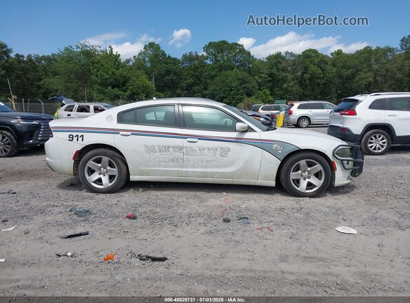 2C3CDXAT3HH590435 2017 DODGE CHARGER White Rear interior view