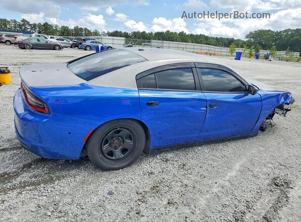 2C3CDXAT3NH112222 2022 DODGE CHARGER Blue Tył prawy