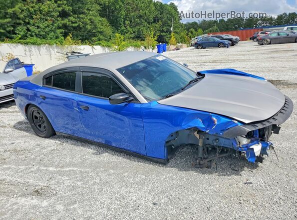 2C3CDXAT3NH112222 2022 DODGE CHARGER Blue Przód prawy