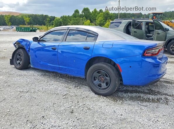 2C3CDXAT3NH112222 2022 DODGE CHARGER Blue Tył lewy