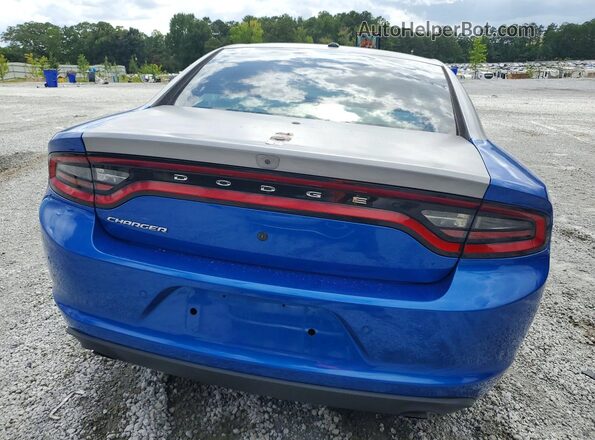 2C3CDXAT3NH112222 2022 DODGE CHARGER Blue Widok z tyłu