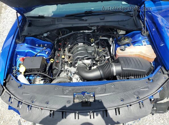 2C3CDXAT3NH112222 2022 DODGE CHARGER Blue Widok wnętrza z tyłu