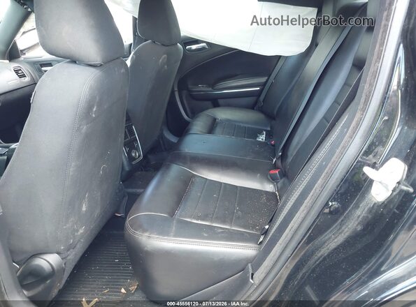 2C3CDXAT5GH228833 2016 DODGE CHARGER Black Widok naklejki z numerem VIN