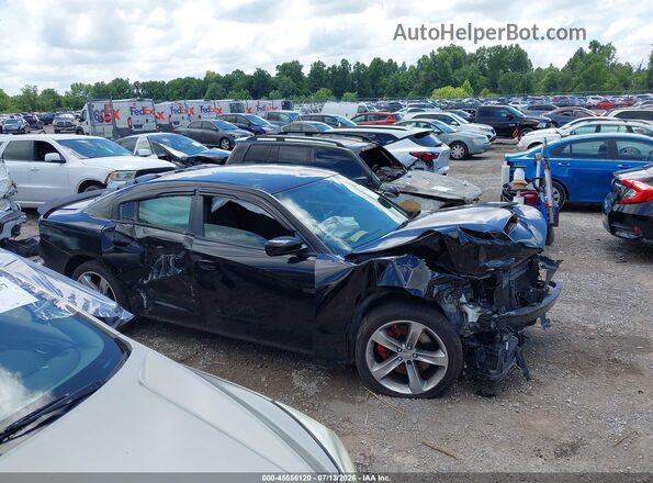 2C3CDXAT5GH228833 2016 DODGE CHARGER Black Widok wnętrza 360 stopni