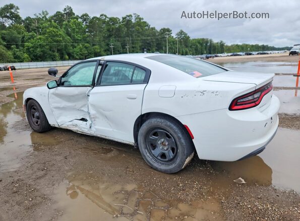 2C3CDXAT6KH592414 2019 DODGE CHARGER White Rear left