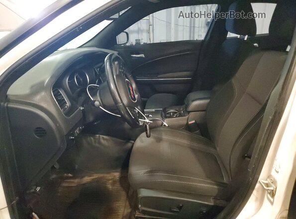 2C3CDXAT7GH188450 2016 DODGE CHARGER Black Front interior view
